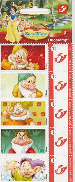 ZZZ Bloc (Belgique) Duostamp Snow white (Blanche neige)