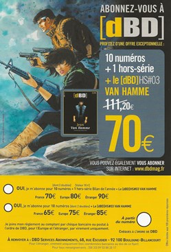 ZZ flyer postal abonnement dbd 005