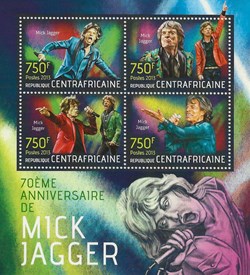 ZZZ Bloc (République Centrafricaine) 2013 70ème anniversaire de Mick Jagger