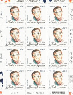 ZZZ 2024 Feuillet Charles Aznavour