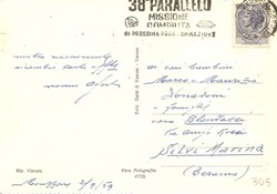 Rome (Italie) 1959 38° parallelo missione compiuta