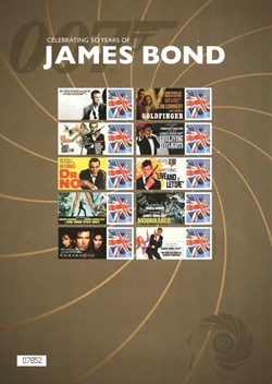 ZZZ bloc (Grande Bretagne) 2012 James Bond