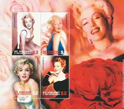 ZZZ Bloc (Saint Vincent & Grenadines) 2004 Marilyn Monroe