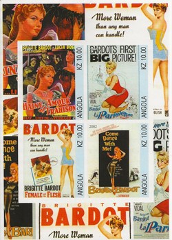 ZZZ Bloc (Angola) 2002 Brigitte Bardot (affiches de films)