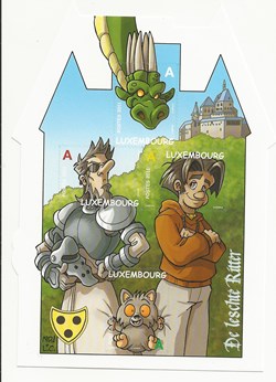 ZZZ - Luxembourg 2011 Bloc bande dessinée - De Läschte Ritter