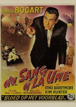 Du sang à la une