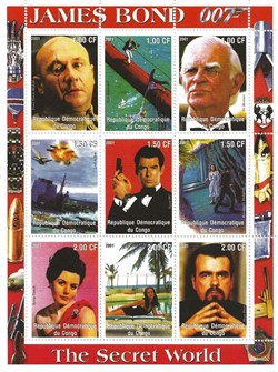 ZZZ Bloc (Congo) 2001 James Bond 007