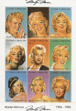 ZZZ Bloc (Sao Tome e Principe) 1994 Marilyn Monroe