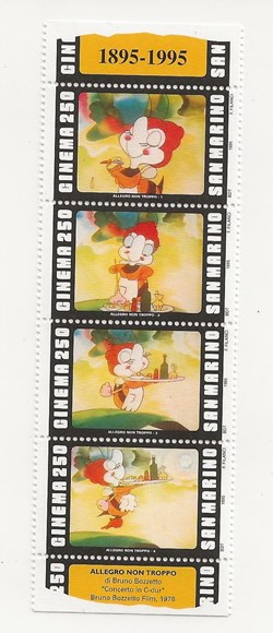 ZZZ Bloc (Saint Marin) 1995 Centenaire du Cinéma