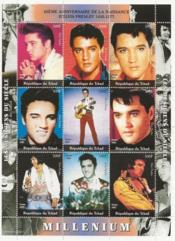 ZZZ Bloc (Tchad) 2000 Millenium - Elvis Presley