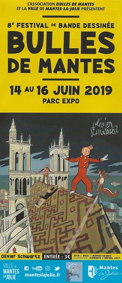 ZZZ Programe pour le 8ème festival de bande dessinée de Mantes la Jolie de 2019