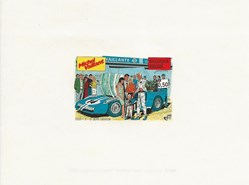 ZZZ - Belgique 2005 feuillet couleur du timbre Michel Vaillant non adopté