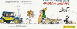 ZZ Couverture du carnet pour la fête du timbre 2001 Gaston Lagaffe