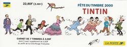 ZZ carnet pour la fête du timbre 2000 Tintin