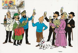 ZZZ - Belgique - Postogram Tintin