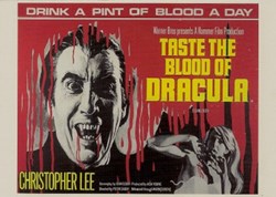 Taste the blood of Dracula
