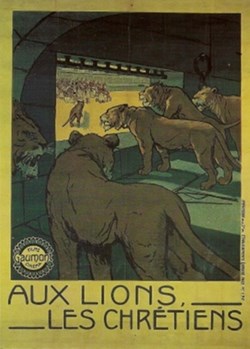 Aux lions, les chrétiens