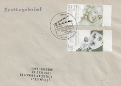 Bonn (Allemagne) 2001 Marylin Monroe et Charlie Chaplin