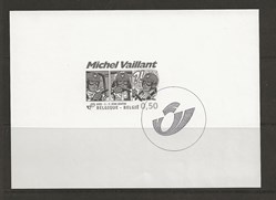 ZZZ - Belgique 2005 feuillet noir et blanc du timbre Michel Vaillant