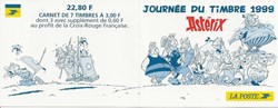 ZZ Couverture du carnet pour la journée du timbre 1999 Astérix
