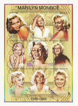 ZZZ Bloc (Togo) 1997 Marilyn Monroe