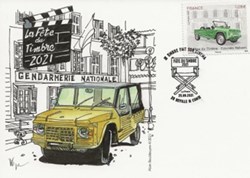 Beville le Comte (28) 2021, Le timbre fait son cinéma