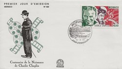 Monaco (Principauté de Monaco) 1989 Charlie Chaplin