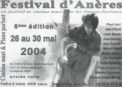 Anères Festival de cinéma muet 2004