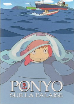 Ponyo sur la falaise