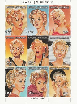 ZZZ Bloc (République Centrafricaine) 1997 Marilyn Monroe