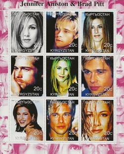 ZZZ Bloc (Kyrgyzstan) 2000 Jennifer Aniston & Brad Pitt