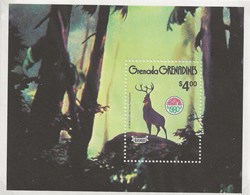 ZZZ Bloc (Grenada Grenadines) Bambi Walt Disney (2)
