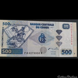 500 Francs 04-01-2002