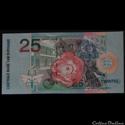 25 Gulden Suriname 2000