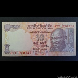 10 Rupees 2010
