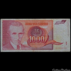 1000 Dinara 1992
