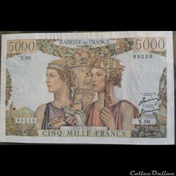Cinq Mille Francs 5-4-1951