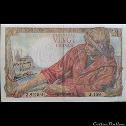 Vingt Francs 9-1-1947