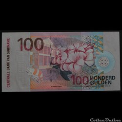 100 Gulden Suriname 2000