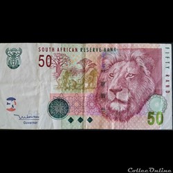 50 Rands ÉMISSIONS DE 2005