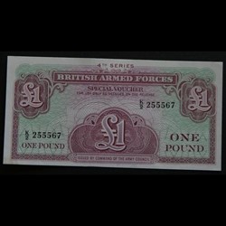 1 Pond British Armed Forces 4émé series