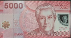 5000 Pesos 2013 polymère