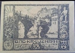 Bad Kreuznach 50 Pf 1917/1918