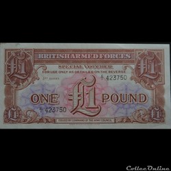 1 Pond British Armed Forces 3émé series