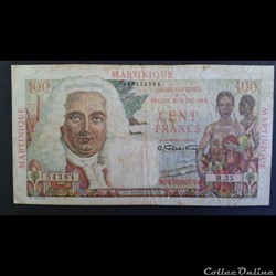 100 francs Martinique