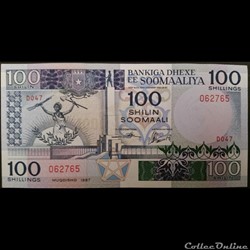 100 Shillings 1987