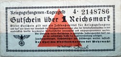 1 Reichsmark 1939-1945 serie 4