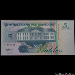 5 Gulden Suriname1998