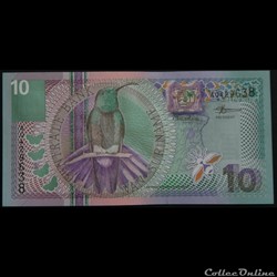 10 Gulden Suriname 2000