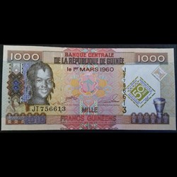 1000 Francs Guinéens 1960